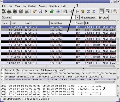 ethereal 使用範例圖